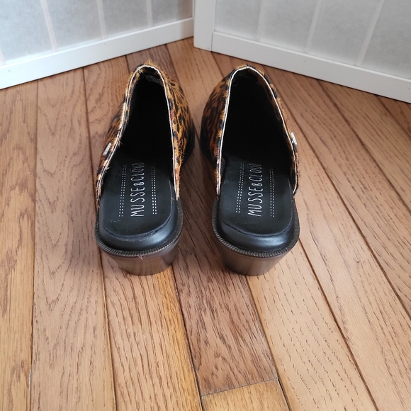 Musse & Cloud Leopard Print Slip-On Boho Shoes NWOT Sz 10 - Picture 4 of 10